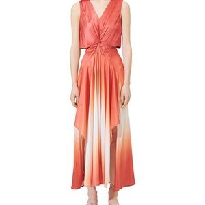 Maje Orange Pink Dress